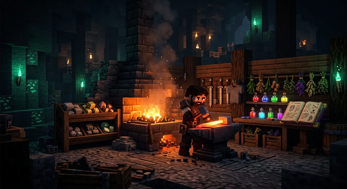Gather, craft, trade.